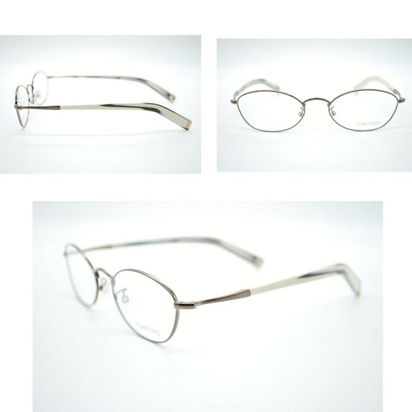 Tom Ford Accessories - NEW TOM FORD GUNMETAL/WHITE AUTHENTIC EYEGLASSES! OVER 90% OFF